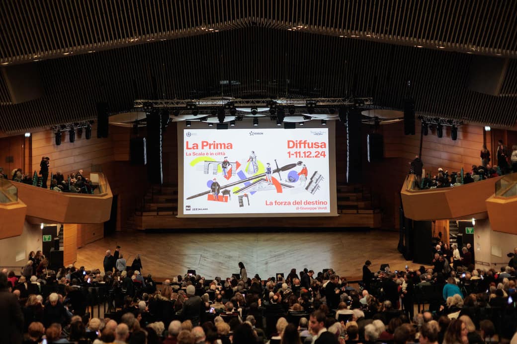 Prima diffusa al Teatro Dal Verme. Foto © Domenico Lops