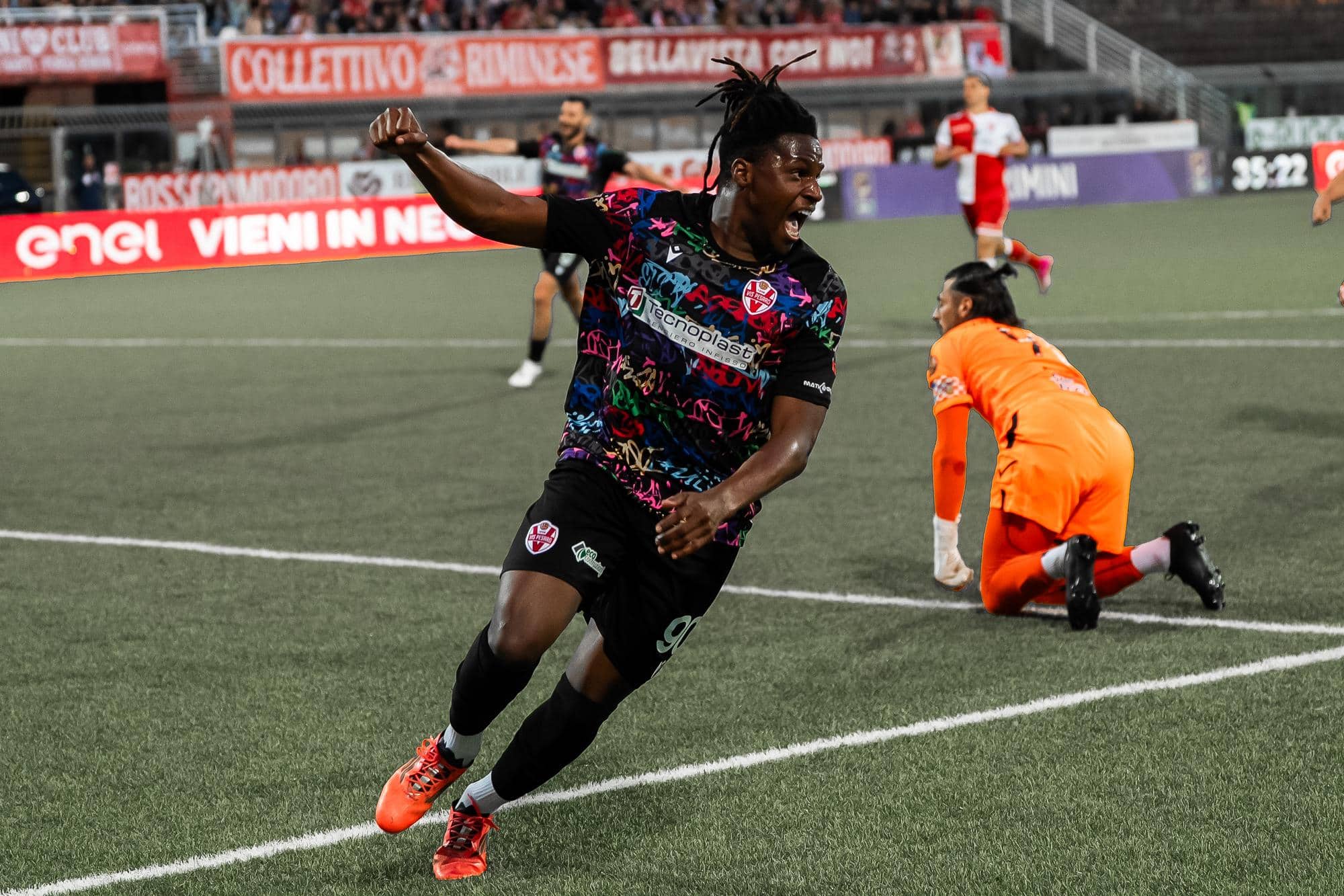 Okoro, decisivo per la sua Vis Pesaro Okoro, decisivo per la sua Vis Pesaro