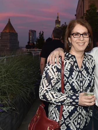 NEW YORK, NY - JUNE 21: Neda Morvillo and Chris Morvillo attend Summer Birthday Cocktails For Lawrence Kaplan at Tower 270 - Rooftop on June 21, 2018 in New York City. (Photo by Patrick McMullan/Patrick McMullan via Getty Images)