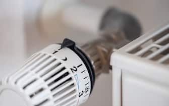 Thermostat on a heater