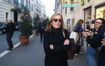 Roma, Funerali di Eleonora Giorgi nella Chiesa degli artisti - Nella foto: Barbara Palombelli