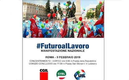 Cgil, Cisl e Uil insieme contro governo: manifestazione il 9 febbraio