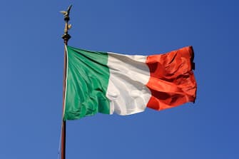 italy, rome, italian flag