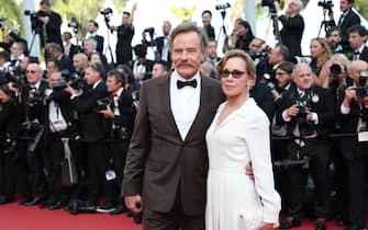 CANNES, FRANCE - MAY 23: Bryan Cranston and Robin Dearden attend the "Asteroid City" red carpet during the 76th annual Cannes film festival at Palais des Festivals on May 23, 2023 in Cannes, France. (Photo by Vittorio Zunino Celotto/Getty Images)