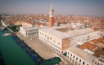 Una panoramica di Venezia, uno dei siti UNESCO della Regione Veneto. ANSACOM/REGIONE VENETO