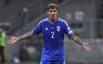 Giovanni Di Lorenzo of Italy during the Euro 2024 Qualifiers, Qualifying round, Group C, football match between the national team of Italy and Ukraine. On 12 September 2023, San Siro Stadium, Milan, Italy
Photo Nderim KACELI