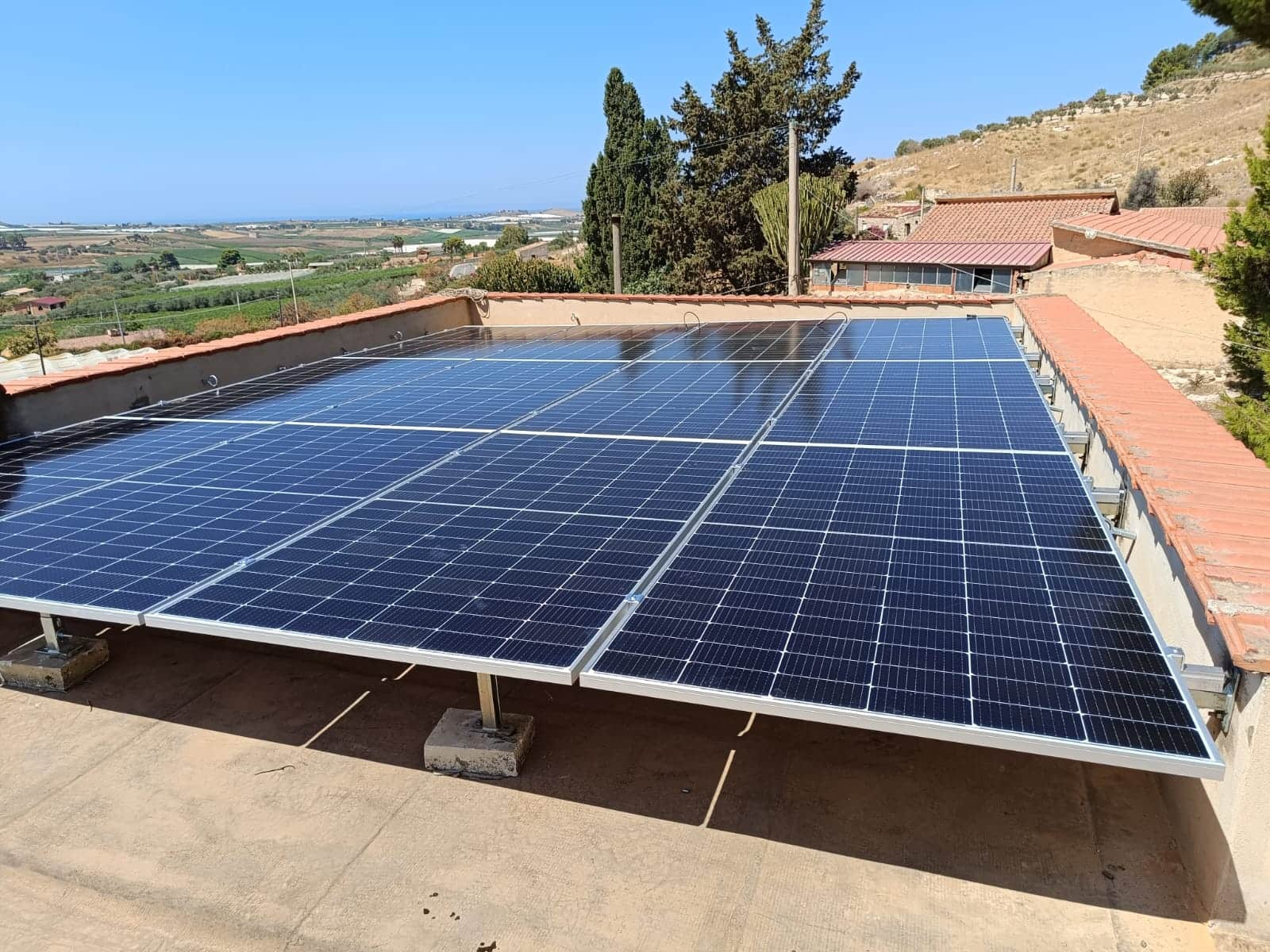 impianto fotovoltaico oratorio Santa Rosa