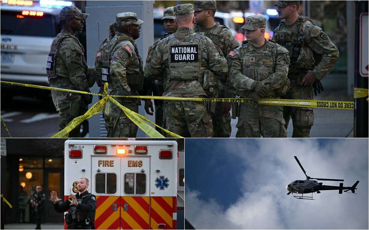 Shooting near White House injures two National Guard members | News ...