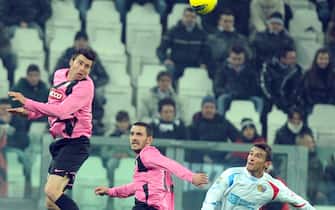 Italian defender of Juventus, Andrea Barzagli (L), in action during the Italian Serie A soccer match Juventus FC vs Calcio Catania at the "Juventus Stadium" in Turin, Italy on 18 February 2012.
ANSA/DI MARCO