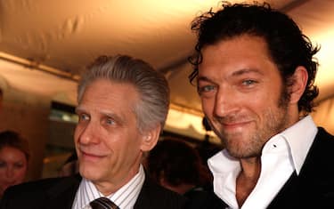 TORONTO, ON - SEPTEMBER 08:  Director David Cronenberg and Actor Vincent Cassel at the premiere of "Eastern Promises" at The 32nd Annual Toronto International Film Festival at Roy Thomson Hall in Toronto, Canada on September 8, 2007.  (Photo by Jeff Vespa/WireImage) 