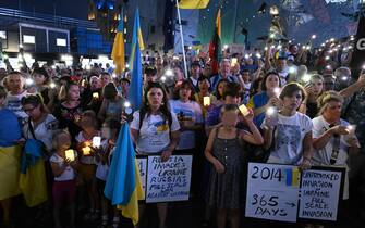 manifestazioni per ucraina un anno guerra