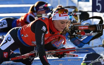 Mondiali biathlon, staffetta mista: l'Italia è 4^