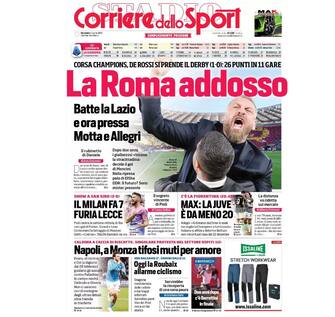 LA PRIMA PAGINA DEL CORRIERE DELLO SPORT