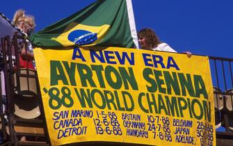 Ayrton Senna was crowned champion after the race.
Australian Grand Prix, Adelaide, 13 November 1988