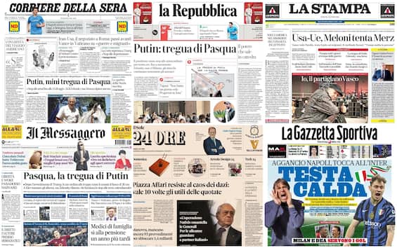 prime pagine da Tg24.sky.it Le prime pagine dei quotidiani di oggi 20 aprile la rassegna stampa di Sky TG24