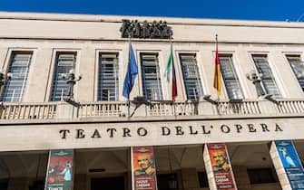 Teatro Dell' Opera, Opera Theatre  Facade, Rome, Italy