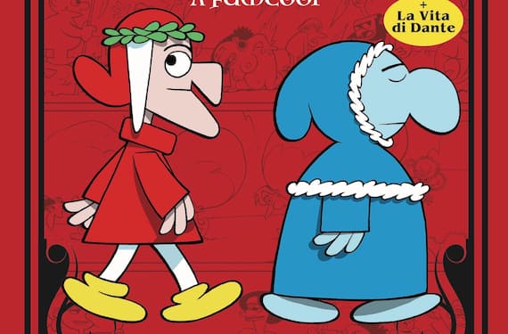 Un dettaglio della copertina di “Dante – La Divina Commedia a fumetti”