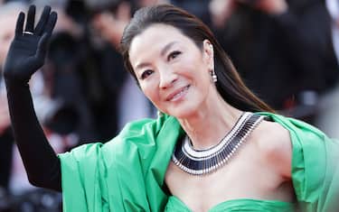 CANNES, FRANCE - MAY 21: Michelle Yeoh attends the "Firebrand (Le Jeu De La Reine)" red carpet during the 76th annual Cannes film festival at Palais des Festivals on May 21, 2023 in Cannes, France. (Photo by Pascal Le Segretain/Getty Images)