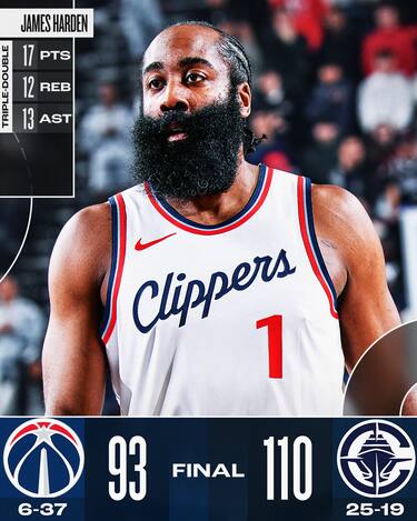 LA CLIPPERS-WASHINGTON WIZARDS 110-93