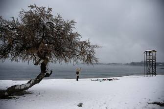 GREECE ATHENS SNOWFALL