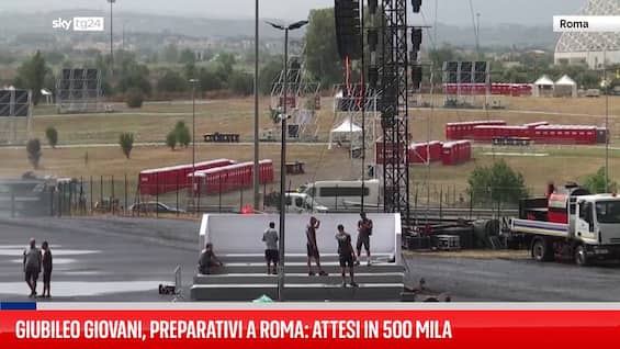 giubileo giovani preparativi a roma attesi in 500 mila