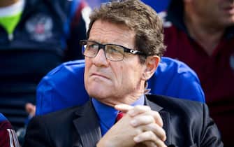 epa04234129 Russian national soccer team's Italian head coach Fabio Capello takes his seat for the international friendly soccer match between Norway and Russia at Ulleval stadium in Oslo, Norway, 31 May 2014. The match ended 1-1. Russia prepares for the FIFA World Cup 2014 taking place in Brazil from 12 June to 13 July 2014.  EPA/ERLEND AAS NORWAY OUT