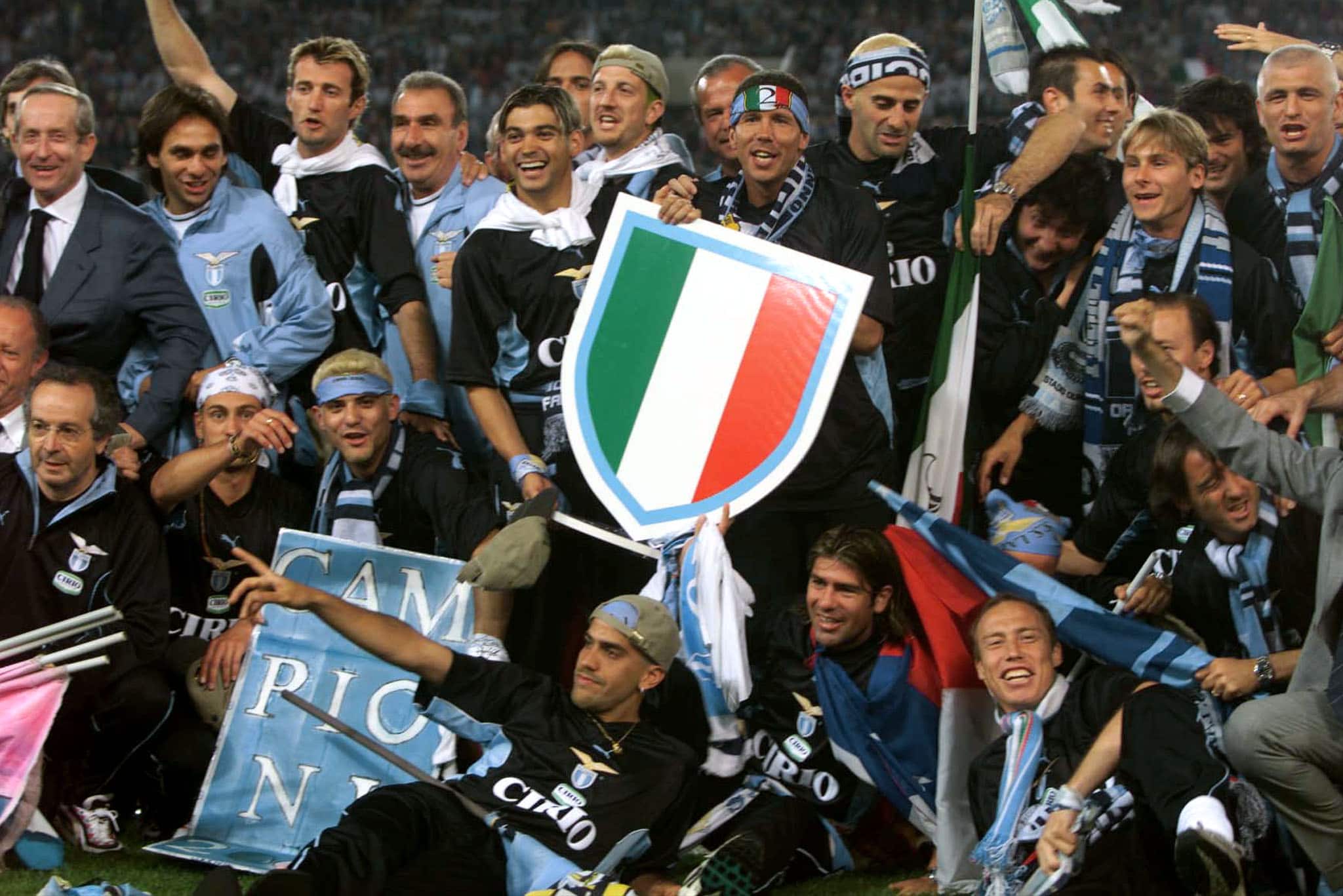 Lazio, nel 2000 lo storico scudetto della società biancoceleste. FOTO