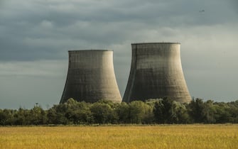 Cooling towers power plant