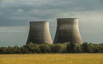 Cooling towers power plant