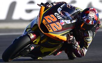 VALENCIA CIRCUIT RICARDO TORMO, SPAIN - NOVEMBER 25: Sam Lowes, Marc VDS Racing Team at Valencia Circuit Ricardo Tormo on Saturday November 25, 2023 in Valencia, Spain. (Photo by Gold and Goose / LAT Images)