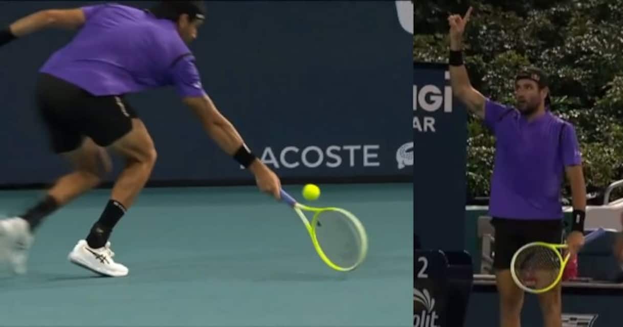 Berrettini show all'Atp Miami: incredibile rovescio a una mano. VIDEO ...