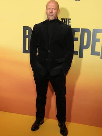 LONDON, ENGLAND - JANUARY 10: Jason Statham attends the UK premiere of "The Beekeeper" at Vue Leicester Square on January 10, 2024 in London, England. (Photo by Mike Marsland/WireImage)