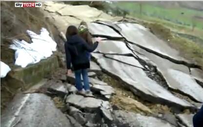 Maltempo e frane, la via crucis tra le strade abruzzesi