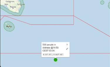 ''500 persone in pericolo nel #Mediterraneo centrale! alarm phone ha avvertito tutte le Autorit‡ di un'imbarcazione in fuga dalla Libia, mentre le condizioni meteomarine sono pessime. » necessario un intervento di soccorso immediato!''. E' quanto si legge sul profilo Twitter di Mediterranea Saving Humans, 03 aprile 2023.
TWITTER MEDITERRANEA SAVING HUMANS
+++ ATTENZIONE LA FOTO NON PUO' ESSERE PUBBLICATA O RIPRODOTTA SENZA L'AUTORIZZAZIONE DELLA FONTE DI ORIGINE CUI SI RINVIA +++ NPK +++