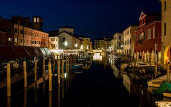 General view of Chioggia, Italy, amid the Covid-19 pandemic. Tourism in Italy is slowly recovering after months of closure due to the coronavirus pandemic.  In the last weeks, Italy rolls out its new Green Pass (Health Pass) rules. The Green Pass is required for indoor dining in restaurants and bars, museums, cinemas, and gyms.   (Photo by Manuel Romano/NurPhoto via Getty Images)