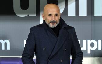 Luciano Spalletti durante un match di Serie A