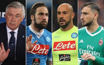 Da Ancelotti a Higuain, amarcord in Napoli-Milan