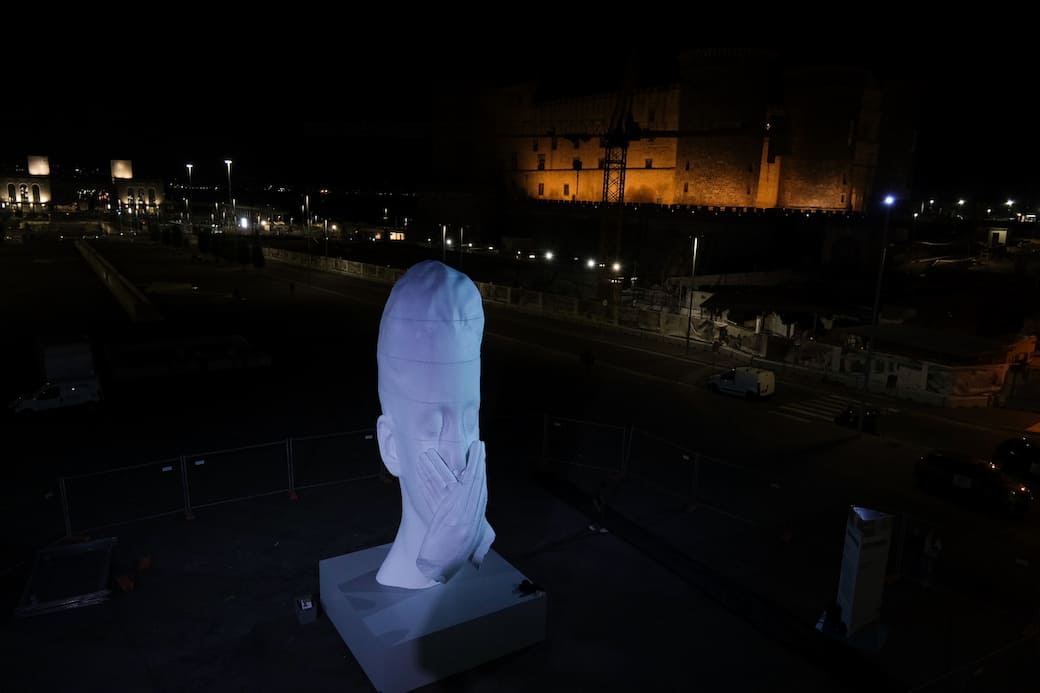 Jaume Plensa, Silent Hortense, 2025, Napoli