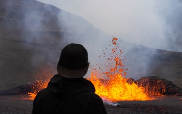 Taken on the 6th of August 2022, 3 days after a new fissure eruption opened up slightly north of last year's eruption at Fagradalsfjall mountain on Reykjanes Peninsula.