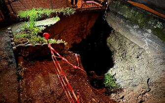 Cede strada nel Varesotto per il maltempo