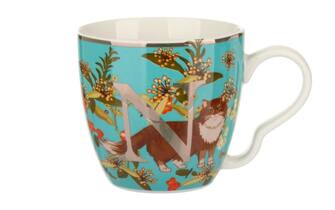 Tazza porcellana con lettera