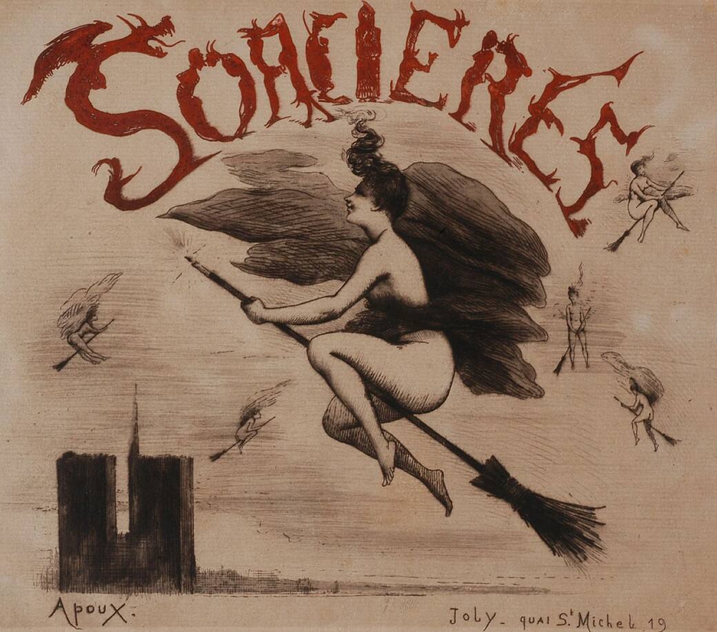 Joseph Apoux, Le streghe – c.a. 1888, collezione Invernizzi