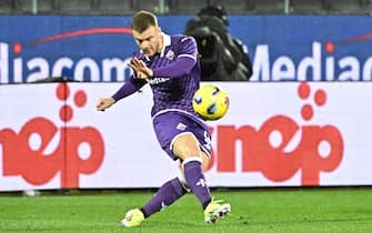 Fiorentina's foward Lucas Beltran in action during the Serie A soccer match ACF Fiorentina vs SS Lazio at Artemio Franchi Stadium in Florence, Italy, 26 February 2024
ANSA/CLAUDIO GIOVANNINI