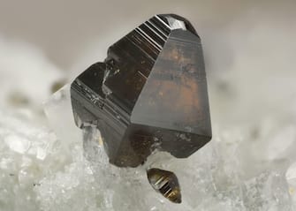 Anatase - Deieren, Furka pass area, Realp, Urseren, Uri, Switzerland - 1.38 mm Anatase crystal.