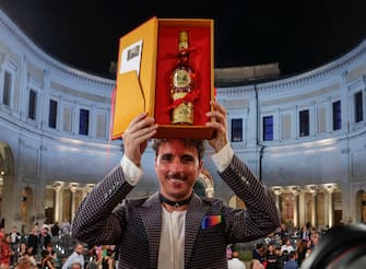 La scrittore Mario Desiati vincitore della LXXVI edizione del Premio Strega, Roma, 7 Luglio 2022. ANSA/GIUSEPPE LAMI