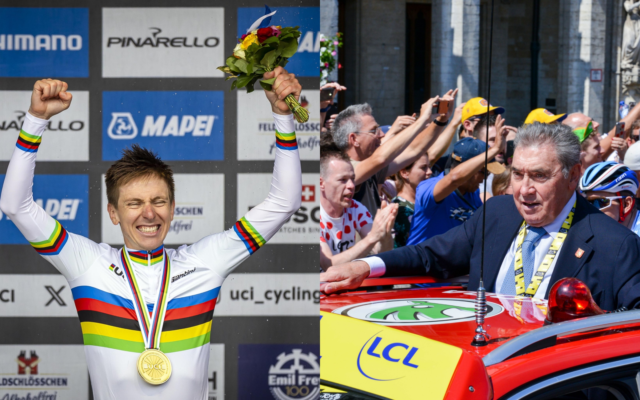 Merckx incorona Pogacar: "E' più forte di me"