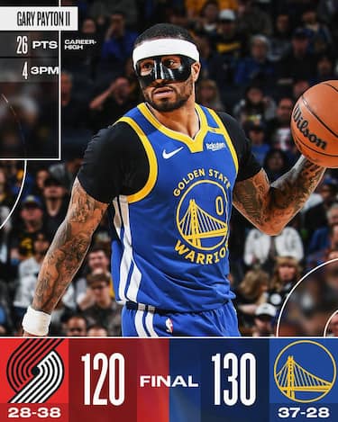 GOLDEN STATE WARRIORS-PORTLAND TRAIL BLAZERS 130-120