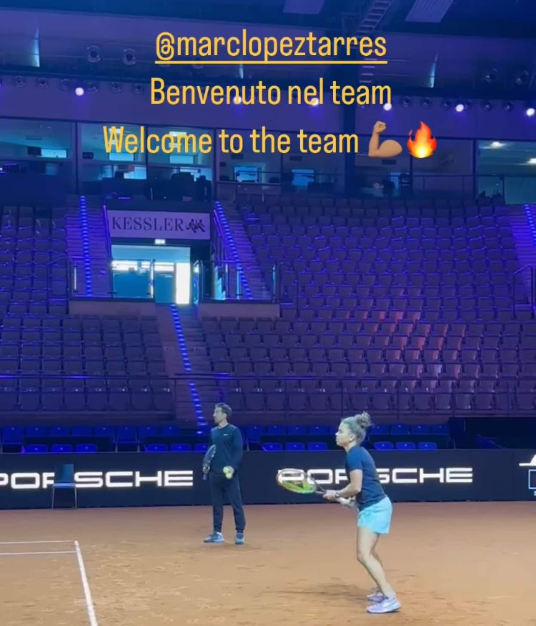 Paolini, Marc Lopez entra nel team: è il nuovo allenatore