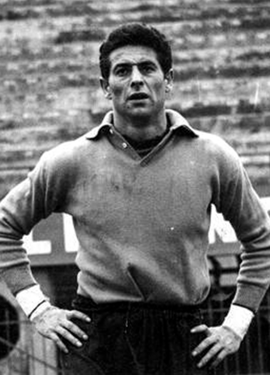 Mini Poster Calcio - Renzo Buffon Milan - Intrepido - Vintage