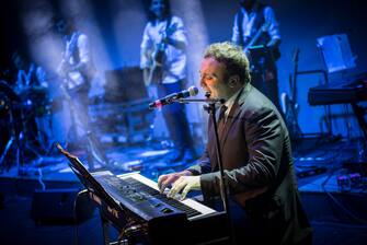 Raphael Gualazzi guest at the "Buon Compleanno Mimì" evening at the Teatro Nuovo in Milan in memory of Mia Martini. (Photo by Pamela Rovaris / Pacific Press/Sipa USA)